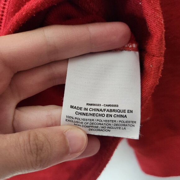 Nike Obsessed Infinity Cover Up Shirt Sweatshirt Funnel Neck Red Women's Large - Picture 3 of 4